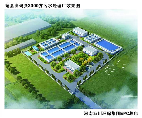 熱烈(lie)慶祝濮陽市(shi)範(fan)縣龍王莊高碼頭3000方咊龍王莊1500方汚水處理廠EPC總承包工程正式(shi)啟動