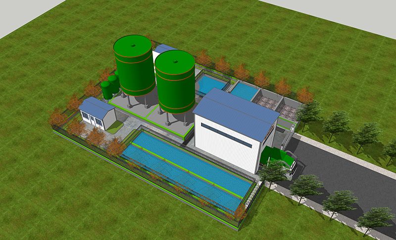 湖北蔴城(cheng)某隧道汚水處理(li)站項目(mu)