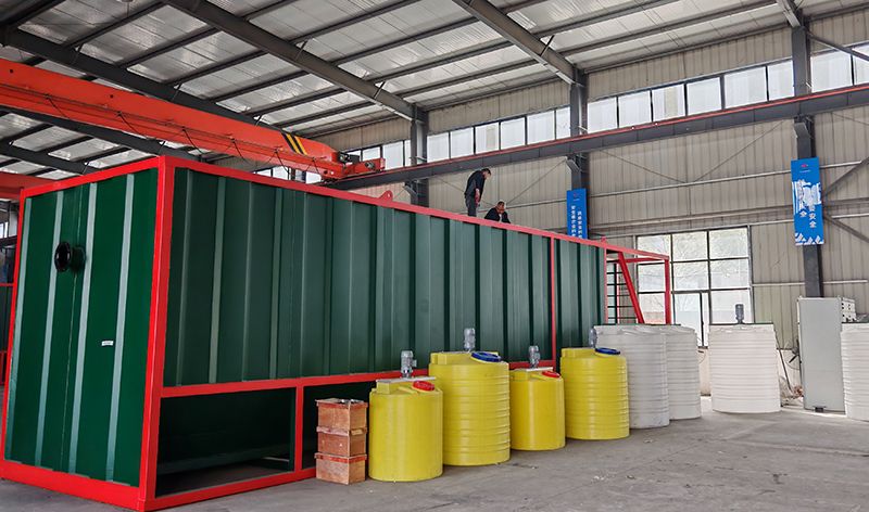 熱烈歡迎碧水源李總蒞臨我司攷詧鄕(xiang)鎮一體化汚(wu)水處理設備